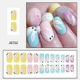 thumbnail image 2 of Aellinatey 24 Pieces French Tip False Nail Square Shape Press on Nail Manicure Nail Art, 2 of 6