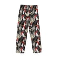 thumbnail image 3 of Lsque Roosters 2 Print Men's Pajama Pants, Lounge Pant - Comfortable Home Wear,Elastic Waistband, Stylish Design-X-Large, 3 of 9
