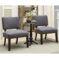 Furniture of America Salice 3-Piece Accent Table and Chair Set, Gray