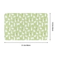 thumbnail image 5 of Cartoon Cute Rabbit Radish Grass Door Mat for Indoor, Welcome Door Mats Front Entrance Rug, Non-Slip Bathroom kitchen Rugs for Inside Floor, Small Rug Dog Door Mat 20X31.5 Inch, 5 of 5