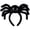 Black-2, variant on Hfppkn Plush Bat Wings Headband Black 24x28cm Festive Party Hair Hoop Accent