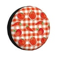 thumbnail image 1 of Balery Tomatoes And Chili Cubiertas para Neumáticos - Protector Resistente para Neumáticos de Camioneta, SUV, Remolque, Camper y RV-17 inch, 1 of 6