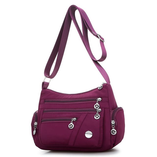 Bolso de tela para mujer, bolso de hombro, bolso de tela de nailon impermeable para mujer, bolso diagonal de hombro japonés y coreano, bolso casual para mamá