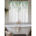 thumbnail image 6 of Eucalyptus Leaves Bedroom Curtains 63 Inches length, Spring Summer Watercolor Botanical Window Treatment Curtain Drapes, Rod Pocket Curtain Panels for Living Room Kitchen, 42"x63", 2 Panels, 6 of 7