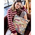 thumbnail image 2 of Plutus 22" x 22" Graphic Print Luxury Throw Pillow in Multi-Color, 2 of 2