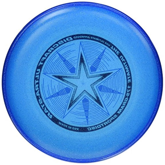 discraft 175 gram ultra star sport disc, blue sparkle