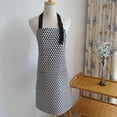 thumbnail image 1 of FONDOTIN 5Pcs Kitchen Costume Set Includes Adjustable Cotton Canvas Apron Oven Mitts Black, 1 of 8