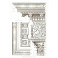 thumbnail image 2 of Vision Studio 23x32 Black Ornate Wood Framed with Double Matting Museum Art Print Titled - Small Corinthian Detail VI, 2 of 4