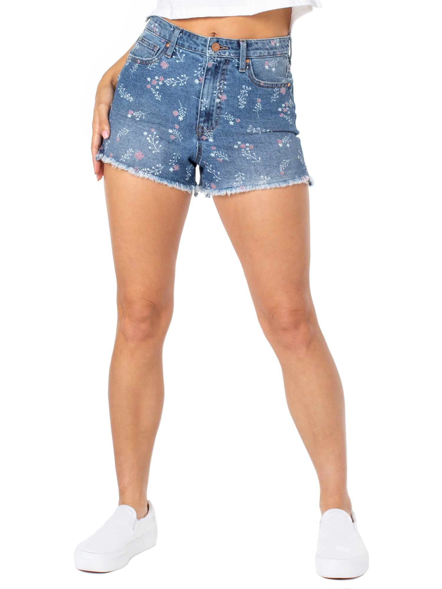 Womens Clothing Shorts Mini shorts Versace Synthetic Printed Shorts in Blue 