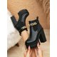 thumbnail image 1 of Women's Fashion Boots, opean And American Style, Thick-soled Double Waterproof Platform Female Shoes, 13cm High Heeled Ankle Boots With Chunky Heel, 1 of 4