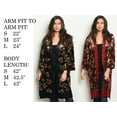 thumbnail image 2 of JED FASHION Women's Floral Velvet Kimono Cardigan, 2 of 2