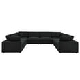 thumbnail image 4 of Modway Commix 8-Piece Down Filled Overstuffed Sectional Sofa in Black, 4 of 10