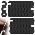 thumbnail image 1 of Uxcell Rope Tensioner Aluminum Alloy [30PCS] - Guyline Cord Adjusters - [Black] Tent Rope Adjuster, 1 of 7