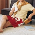 thumbnail image 5 of Naloa Happy New 2025 Year Men's Short Pajama Pants, Pj Shorts, Lounge Comfort Shorts-Small, 5 of 6