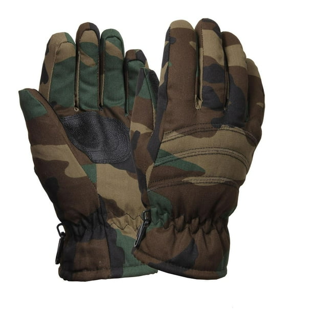 4944 Insulated Hunting Gloves, Woodland Camo