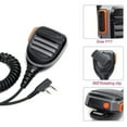 thumbnail image 2 of Replacement Waterproof Microphone Two Way Radio Mic Handheld Speaker Mic for Walkie Talkie, 2 of 6