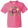 thumbnail image 3 of Inktastic I Love my Aunt- flower circle Youth T-Shirt, 3 of 5