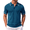 Royal Blue, variant on COOFANDY Men Knitting Polo Shirts Crochet Short Sleeve Polo Sweater Waffle Textured Collared Summer Shirts