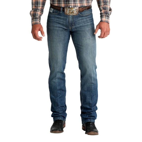 Cinch Western Jeans Mens Silver Label 32 x 34 Medium Wash MB98034024