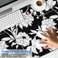 thumbnail image 2 of Long Mouse Pads for Desk,Pioneer Flower Floral Print Pattern Desk Mats on Top Of Desks, Desk Mouse Pad Extra Large with 3mm Non-Slip Base and Stitched Edge for Gaming,Office,Work,Home 47.3"x23.6", 2 of 6
