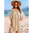 thumbnail image 4 of 2024 Plus-size Women'S Casual And Comfortable Solid Color Dress, Simple And Comfortable, Temperament Commute, Local Warehouse, Women'S Dress, Women'S Gift, Black Five, 4 of 6