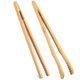 thumbnail image 1 of Pinzas de bambú para sujetar té, pinzas de dientes rectos, mini pinzas para aperitivos, pinzas para panadería, 4 unidades, 1 of 6