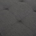 thumbnail image 4 of S-HOME Functional Upholstered Tufted Fabric Storage Ottoman in Soft Ideal for Home Organization and Comfort，Dark Gray, 4 of 10