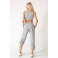 thumbnail image 2 of U-Wear Women’s 2-Piece Sweatsuit – Crop Tank Top and Sweatpants Tracksuit, Gray, Small, 2 of 4