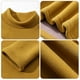thumbnail image 5 of Camisas de manga larga con cuello alto para mujer, moda de otoño, capas básicas, ajustadas, ropa interior térmica suave, Tops, amarillo, 5 of 7