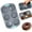 E, variant on Flexible Wreath Ice Mold – Silicone Molds for Ice Rings, Jello Rings & Donut Ice Molds – Creative Mold for Drinks & Desserts (1PC)