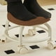 thumbnail image 5 of Silla de oficina con ruedas, asiento giratorio 360°, cojín ergonómico, asiento cómodo, ruedas de alta resistencia, estructura metálica, ideal para la oficina en casa.,Wsvlmg, 5 of 9