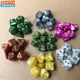 thumbnail image 2 of Juego de dados digitales poliédricos con patrón de perlas para DND, TRPG, RPG, Cthulhu, COC, juego de mesa, equipo para correr, juego de dados numéricos, 7 unidades por juego, 2 of 4