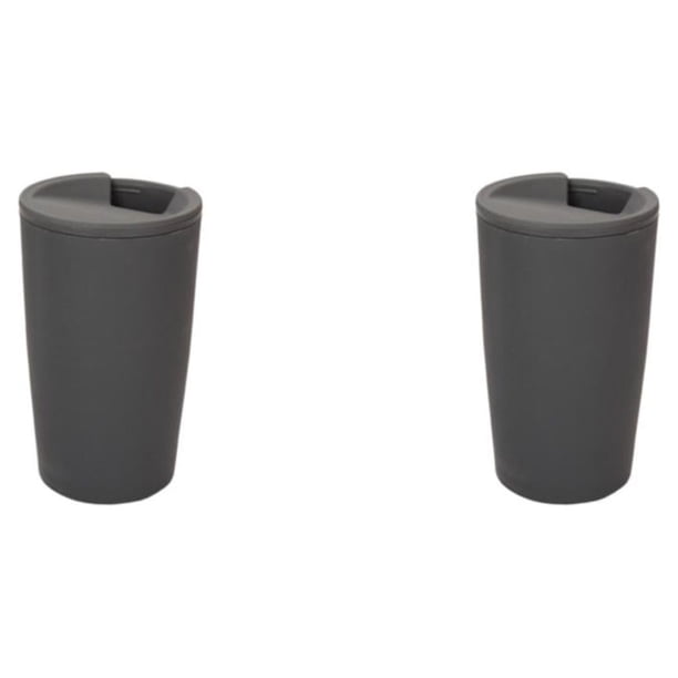 Taza de Café Cateissary de Fibra de Trigo Gris 2Conjunto