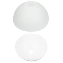 HEMOTON 2pcs Plastic Lampshade Floor Lamp Shades Replacement Plastic Bowl White Lamp Shades Mushroom Lampshade For Floor Lamps Table Lamps
