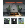 thumbnail image 4 of KFFKFF Truck Bed Tent, Suitable for 5.0-5.2 ft Camping Truck Tents, Water-Resistant PU2000 mm 2-3 Individual Sleep Space, Robust Truck Camper Shell with Extendable Canopy, Rain Cover, Carry Bag, 4 of 9