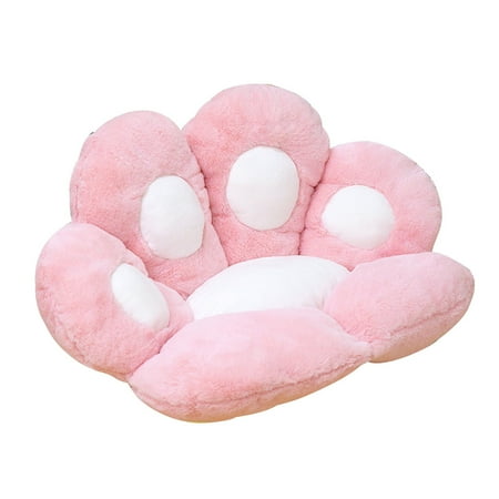 

TFFR Chair Cushions Cute Cat Paw Shape Plush Seat Cushions for Home Office Hotel Café