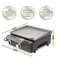 thumbnail image 3 of Plancha Cuisinart Gourmet de doble hornilla, 3 of 3