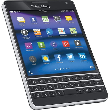 Refurbished BlackBerry Passport (SQW100-3) 32GB AT&T GSM Unlocked Smartphone -