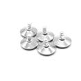 thumbnail image 2 of Bewildely Deslizadores de campana para silla de oficina, 5 piezas, ruedas para sillas de 50mm, ruedas deslizantes antideslizantes, pies de Decoración del hogar, 2 of 6