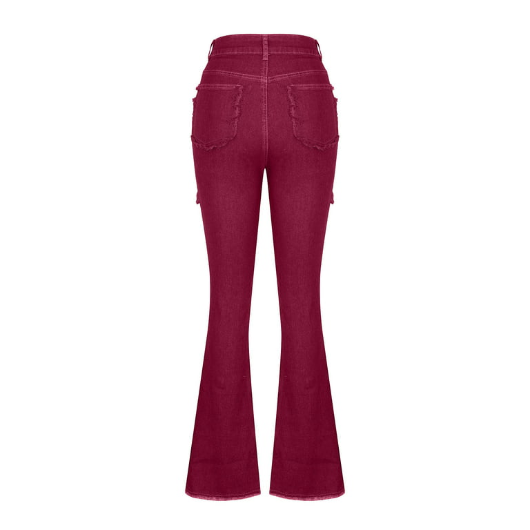 Bigersell Pant Leggings for Women Full Length Ladies Spring and Fall  Lace-Up Jeans and Trousers Slim Fit Slim Women Pull on Jeans for Ladies  Stretch 