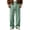 15# Light Green, variant on Baggy Sweatpants Men Drawstring Elastic Waist Comfy Waffle Pants Fall Casual Wide Leg Sweatpants Loose Fit Trousers Army Green 2XL