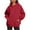 Red, variant on JMKQLZ Womens Oversized Hoodies Casual Long Sleeve Fleece Sweatshirts Pullover Sweaters Teen Girls Preppy Tops Clothes, Black, Size: S