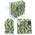 thumbnail image 5 of Botany Lounger Chair Bag, Banana with Giant Tropical Palm Leaves Seasonal Nature Graphic, High Capacity Storage with Handle Container, Lounger Size, Hunter Green Yellow, by Ambesonne, 5 of 5