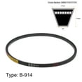 thumbnail image 2 of Unique Bargains B-914 V-Belts Drive Belt 914mm Inner Girth Rubber for Power Transmission, 2 of 6