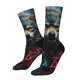 thumbnail image 1 of Balery Vintage Wolf Warrior Calcetas Largas con Estampado para Hombre y Mujer – Suaves y Transpirables, Talla Única (US 5-11), 1 of 6