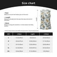 thumbnail image 6 of Fotbe Winter Forest Animals Womens Loose Fit Casual Flowy Slim-Fit Tank Tops Athletic Round Neck Trendy Sleeveless Summer Tops for Gym and Yoga-Small, 6 of 7