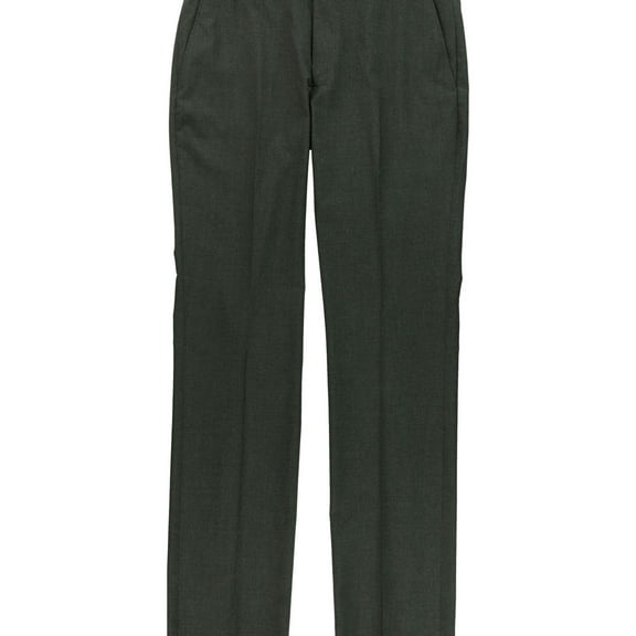 Kenneth Cole Mens Classic Dress Pants Slacks, Grey, 35W x UnfinishedL