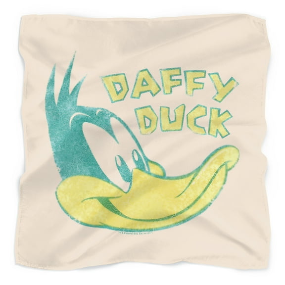 Looney Tunes Daffy Head Bandana (21 in x 21 in)