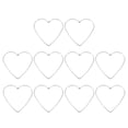 thumbnail image 1 of Miangastore Craft Rings Iron Heart Shape for Beginners DIY Projects 10Pcs 3.9X3.9X0.4In, 1 of 8