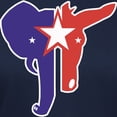 thumbnail image 3 of CafePress - Republican Democrat Women's Dark T Shirt - Women's Traditional Fit Dark T-Shirt, 3 of 4